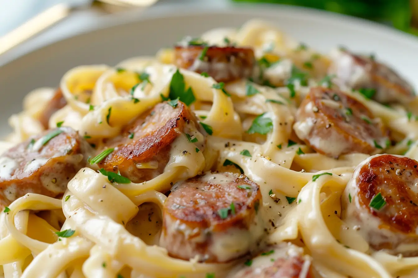 Smoked Sausage Pasta: A Creamy, Cheesy One-Pot Delight You Can’t Resist!