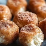 cinnamon apple cottage cheese bites served for breakfast
