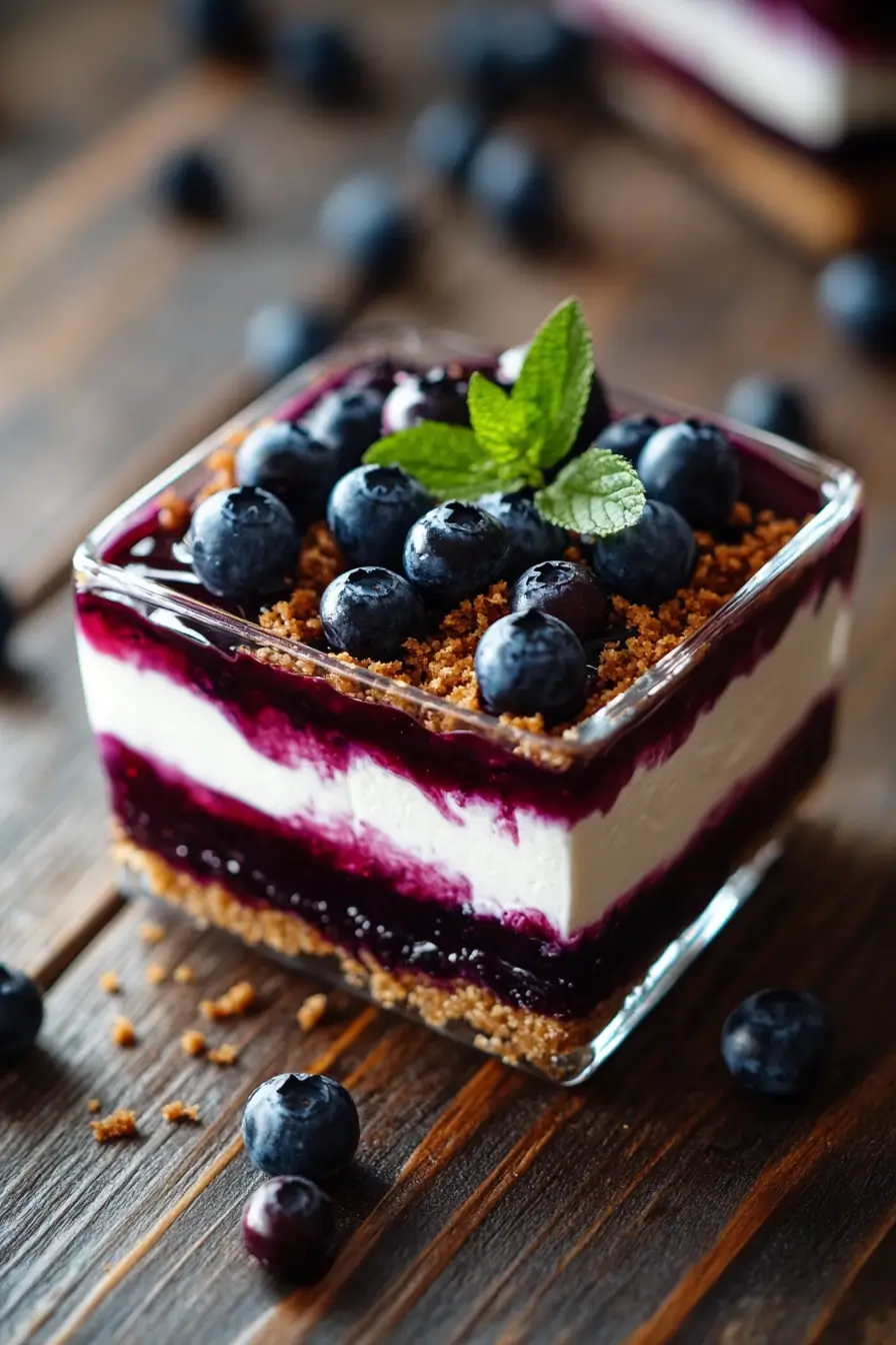 No-Bake Blueberry Yum Yum – Easy, Creamy, No-Oven Dessert