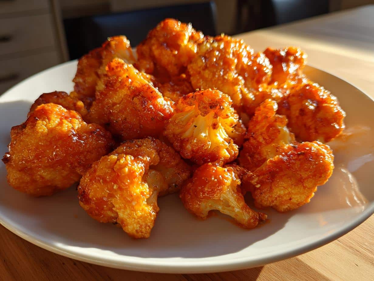 Spicy Air Fryer Buffalo Cauliflower Recipe in 30 Minutes