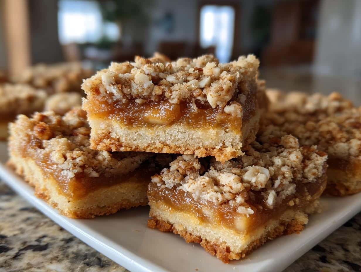 Irresistible Apple Crisp Shortbread Bars – Fall Bliss in 1 Bite!