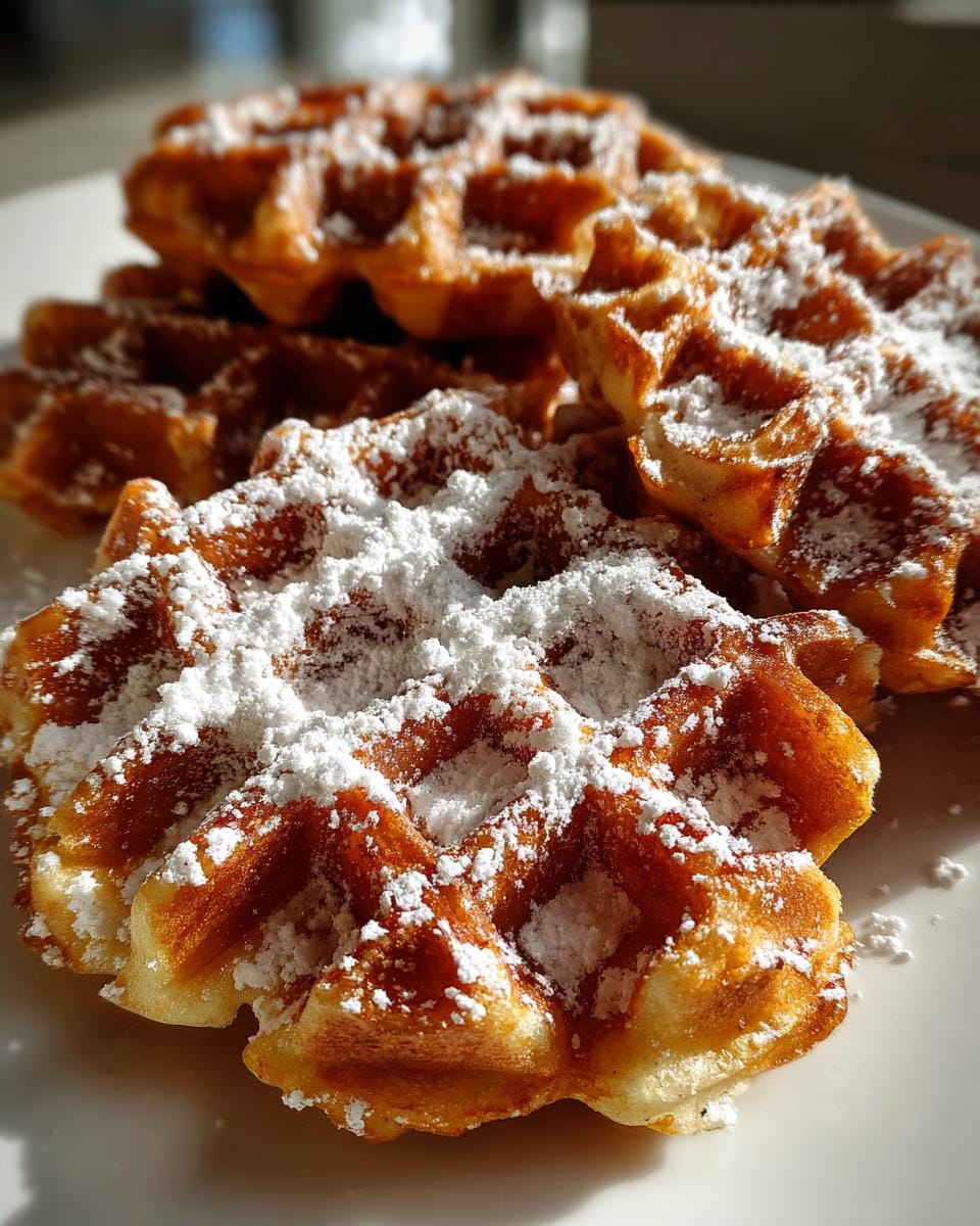 Apple Fritter Waffle Donuts - detail 3