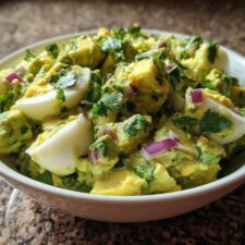Creamy 4-Ingredient Avocado Egg Salad You Need Now