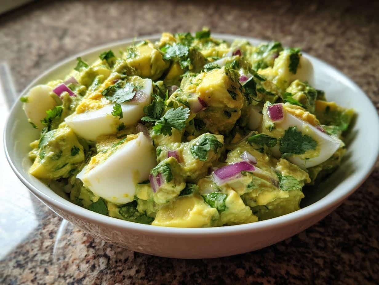 Creamy 4-Ingredient Avocado Egg Salad You Need Now