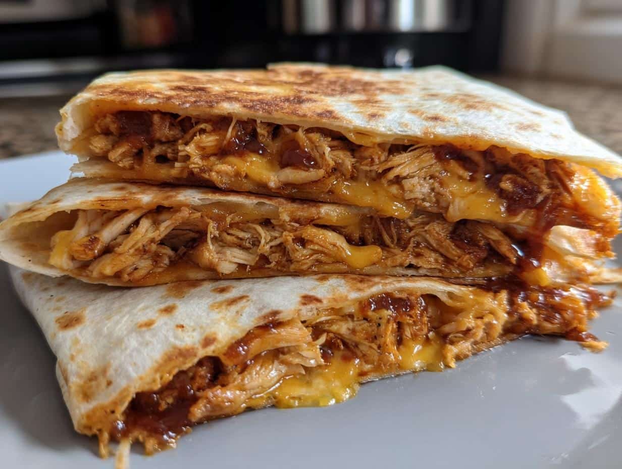 15-Minute irresistible BBQ Chicken Quesadilla Recipe – Insanely Good