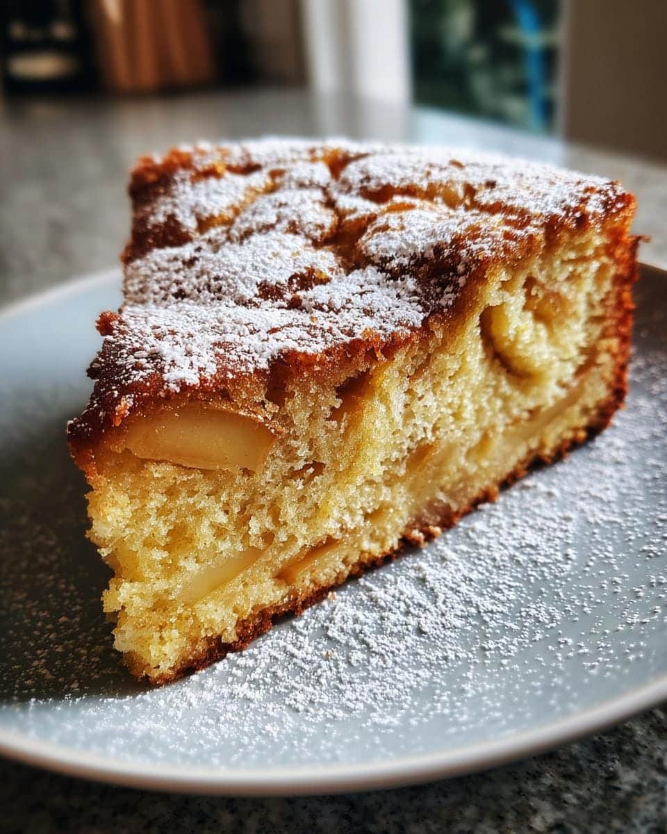Brown Sugar Peach Cake - detail 2
