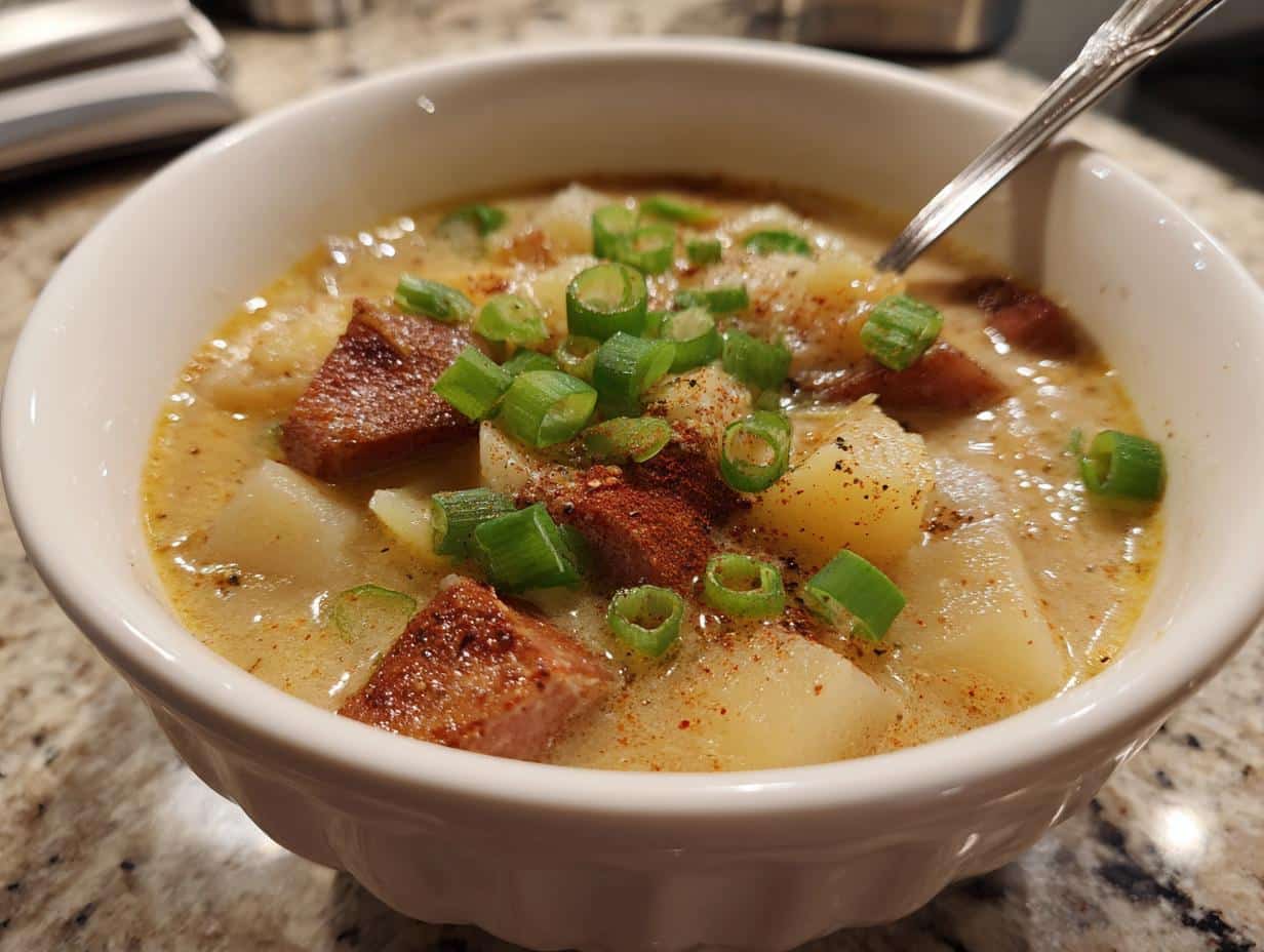 Spicy Cajun Potato Soup Recipe – 45 Minutes to Comfort!
