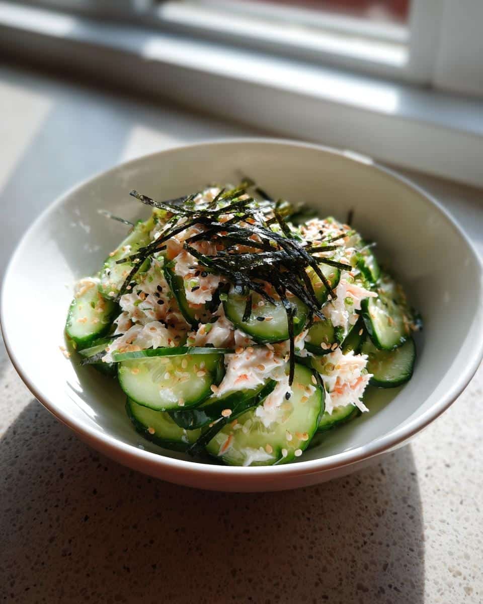 California Roll Cucumber Salad - detail 1
