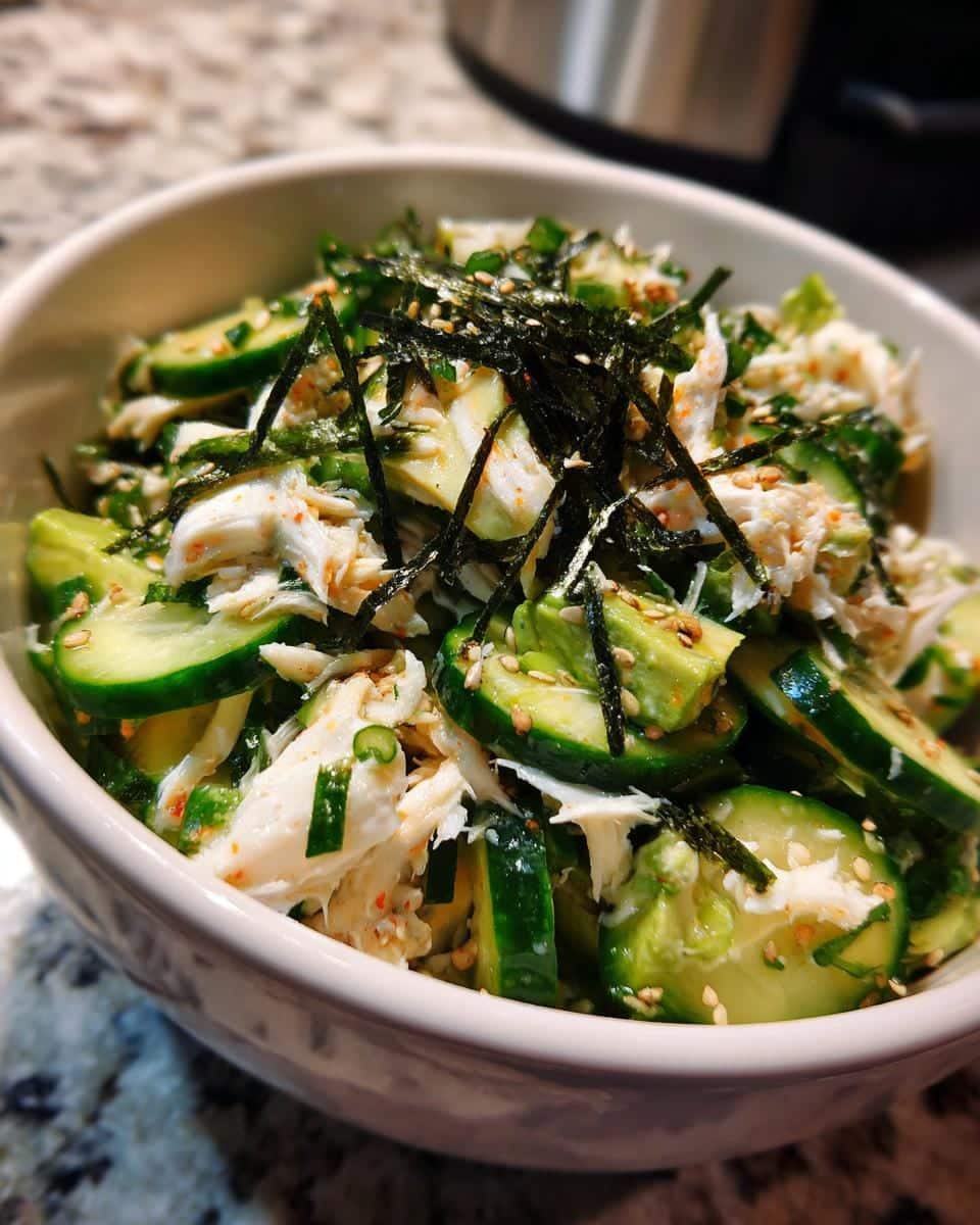 California Roll Cucumber Salad - detail 3