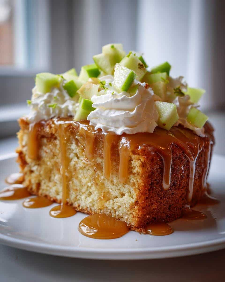 Caramel Apple Poke Cake Recipe - detail 3