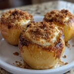 Cheesecake Stuffed Baked Apples