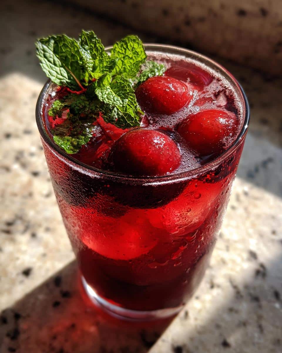 Cherry Iced Tea - detail 2