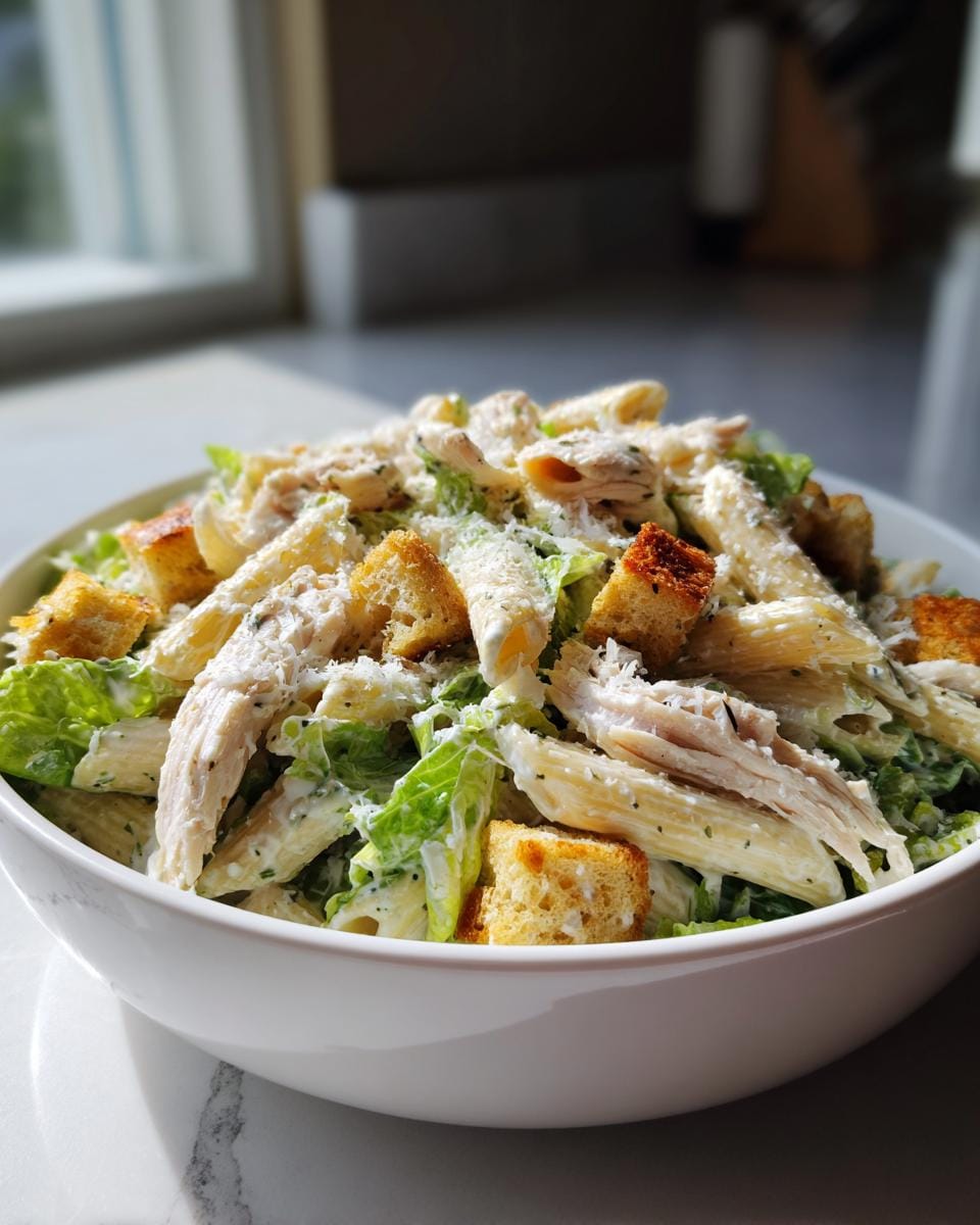 Chicken Caesar Pasta Salad - detail 2