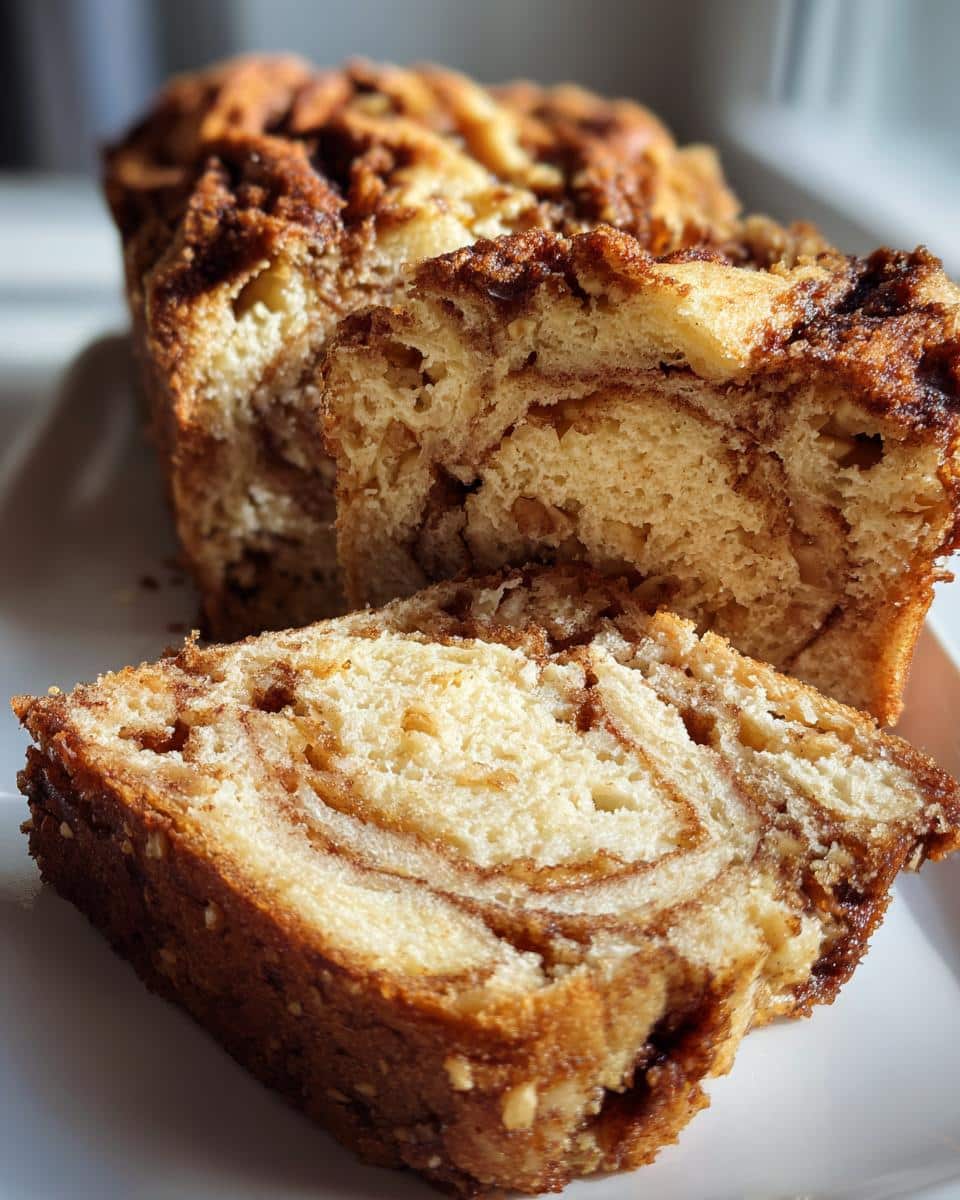 Cinnamon Swirl Apple Bread - myfullcook - detail 1