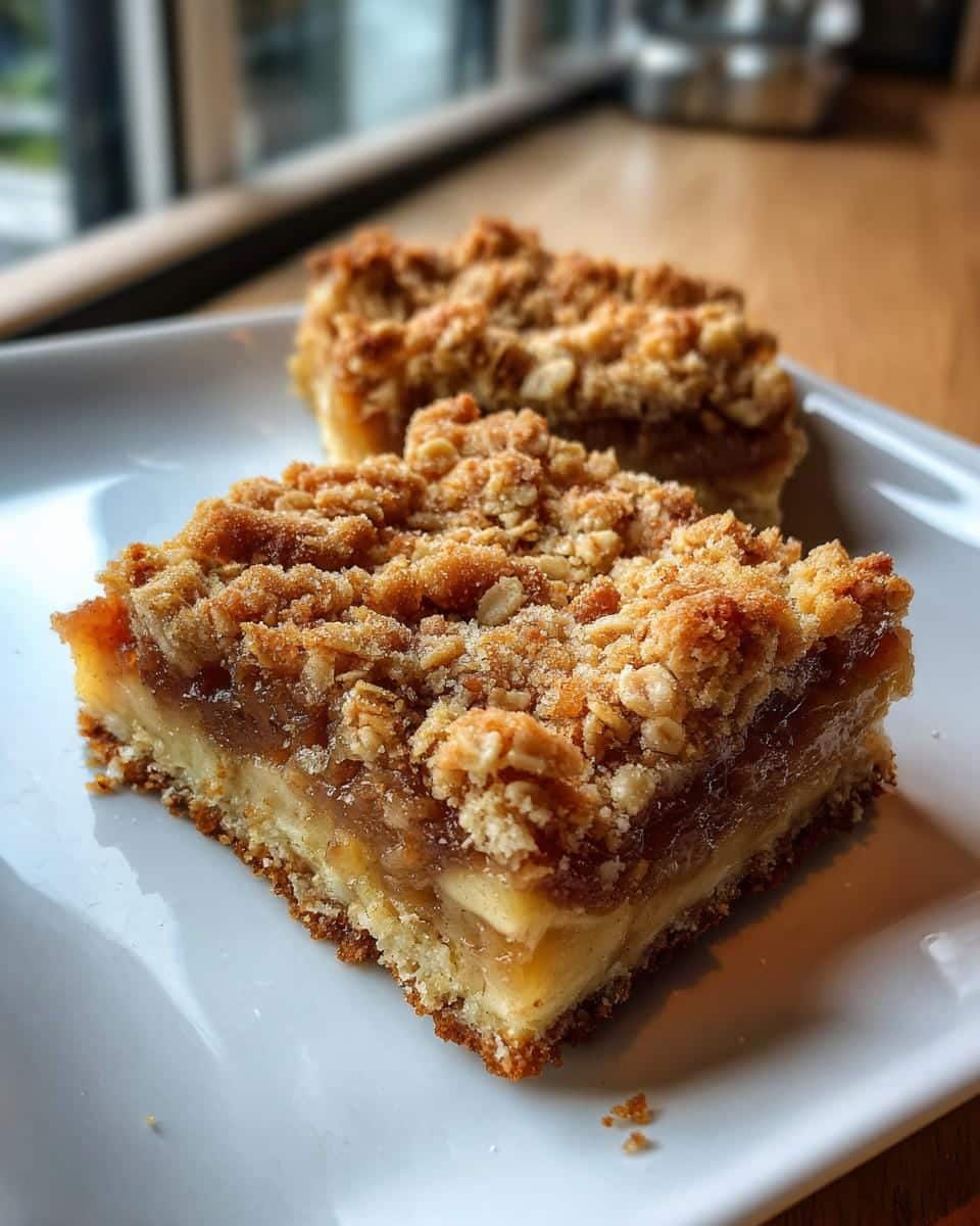 Classic Apple Crumble Bars - detail 2