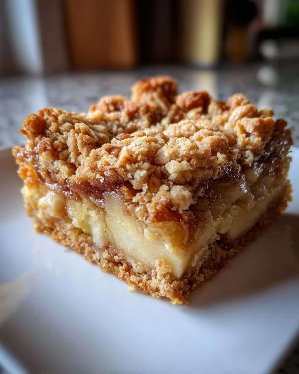 Classic Apple Crumble Bars - detail 3