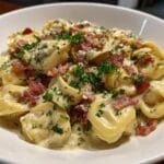 Creamy Tortellini Carbonara Recipe