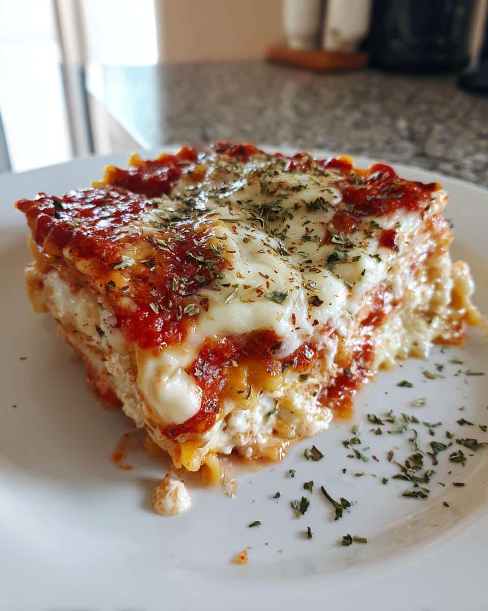 Crockpot Ravioli Lasagna - detail 2