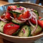 Cucumber Strawberry Salad