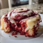 Decadent Red Velvet Cinnamon Rolls for Fall