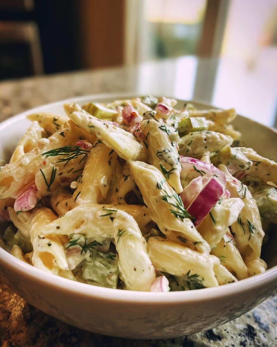 Dill Pickle Pasta Salad Recipe - detail 2
