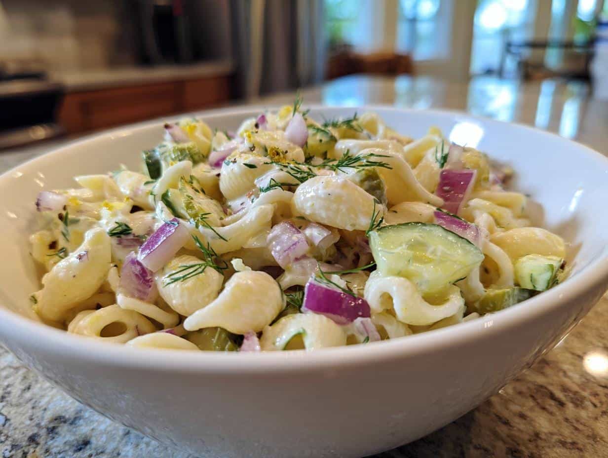 Irresistible Dill Pickle Pasta Salad in Just 30 Minutes
