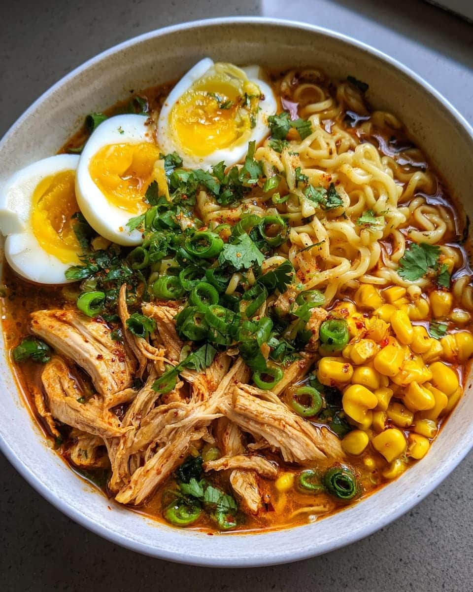 Fiery Chicken Ramen - detail 1