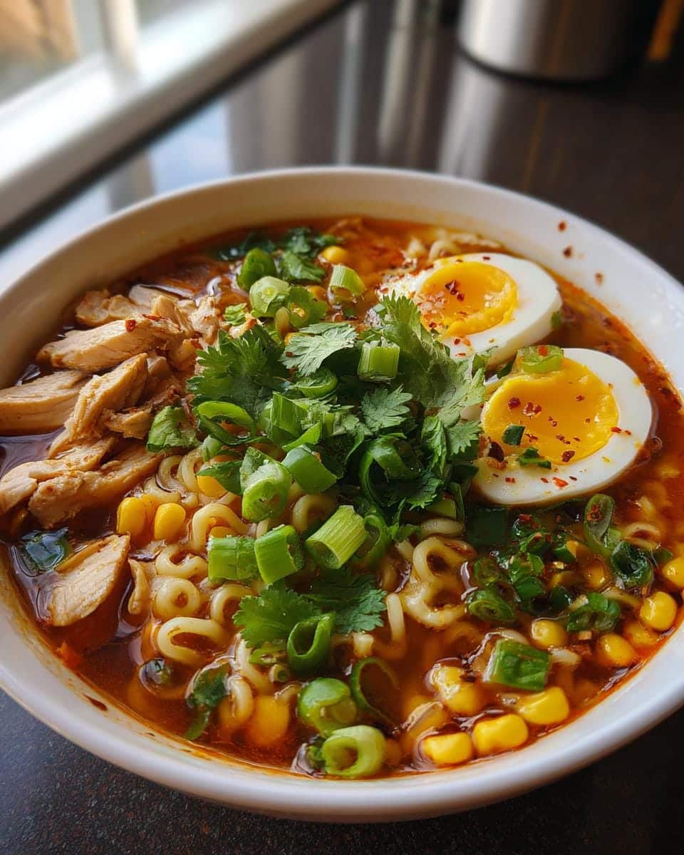 Fiery Chicken Ramen - detail 2
