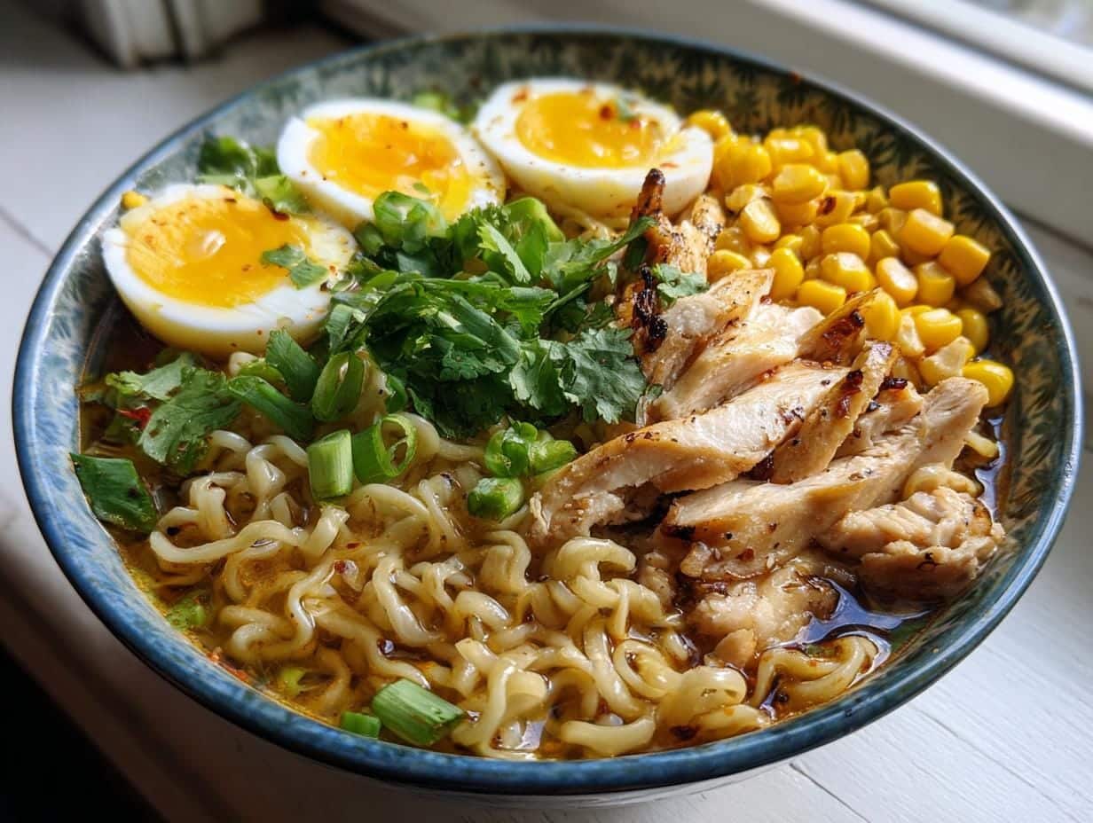 Fiery Chicken Ramen in 25 Minutes: Spicy Bliss for Your Taste Buds