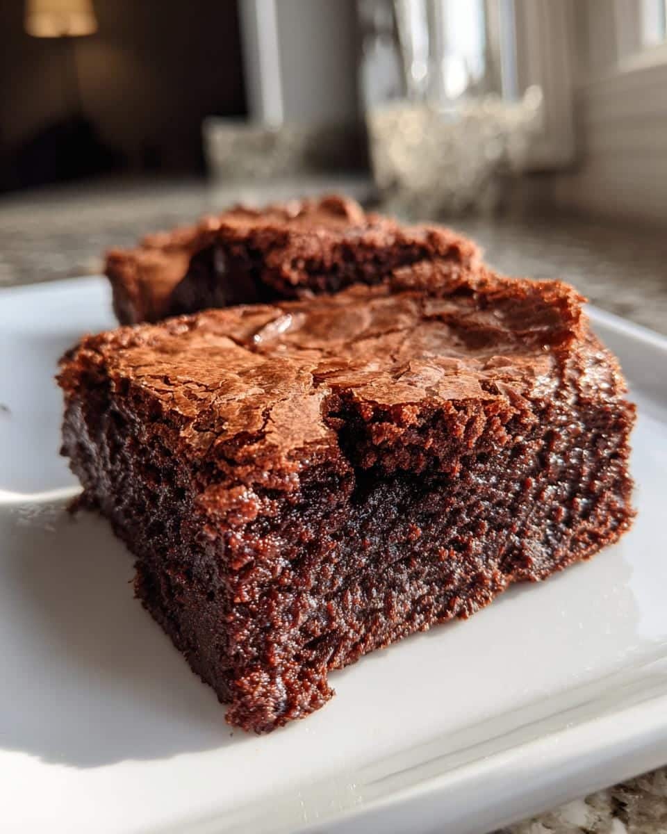 Fudgy Cocoa Brownies - detail 1