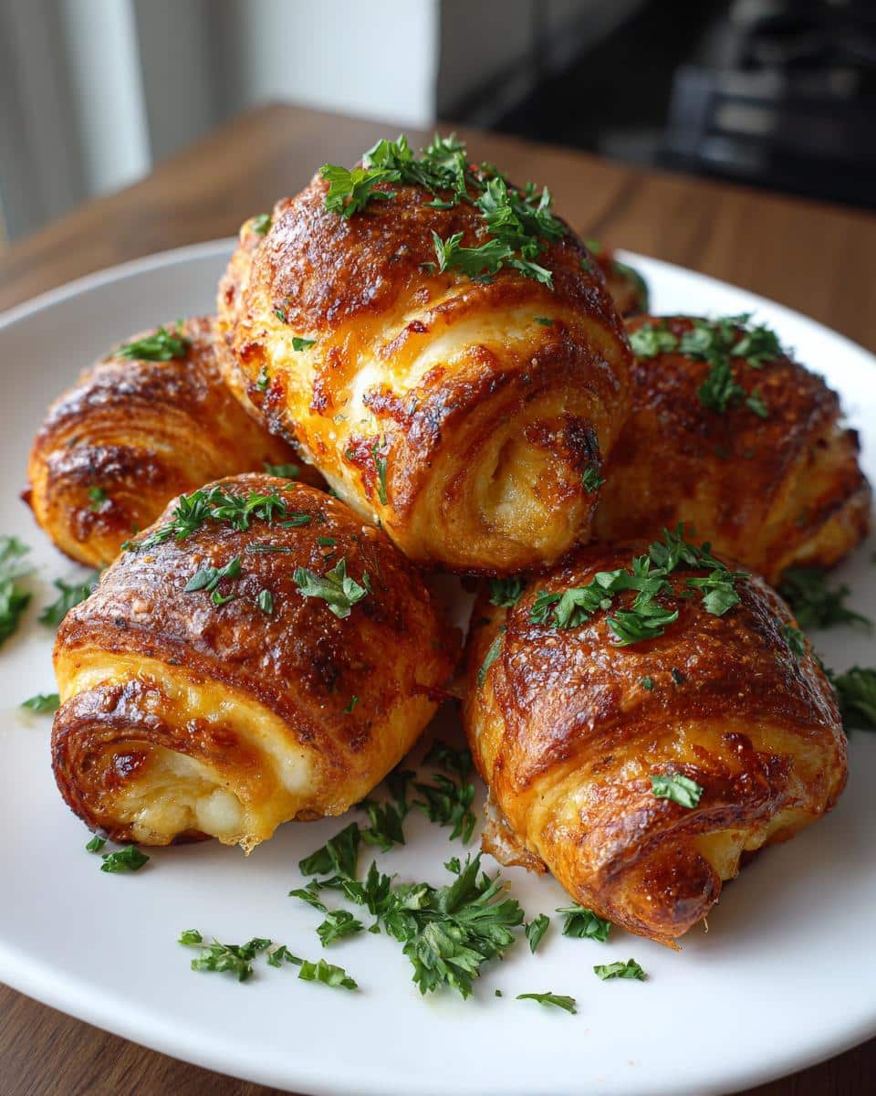 Garlic Butter Cheeseburger Rollups Packed with Flavor and Melted Cheese Bliss - detail 1