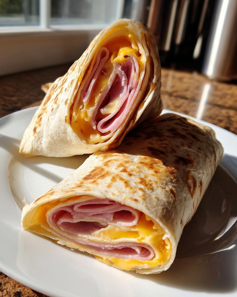 Ham, Apple & Cheese Wraps - detail 1