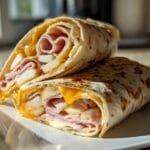 Ham, Apple & Cheese Wraps
