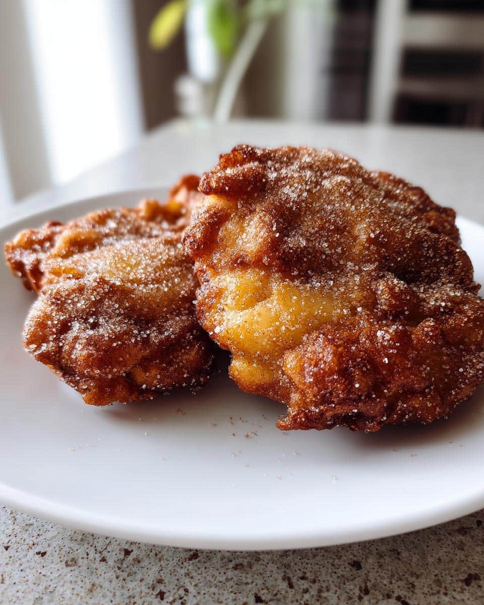 Healthy Air Fryer Apple Fritters - detail 1