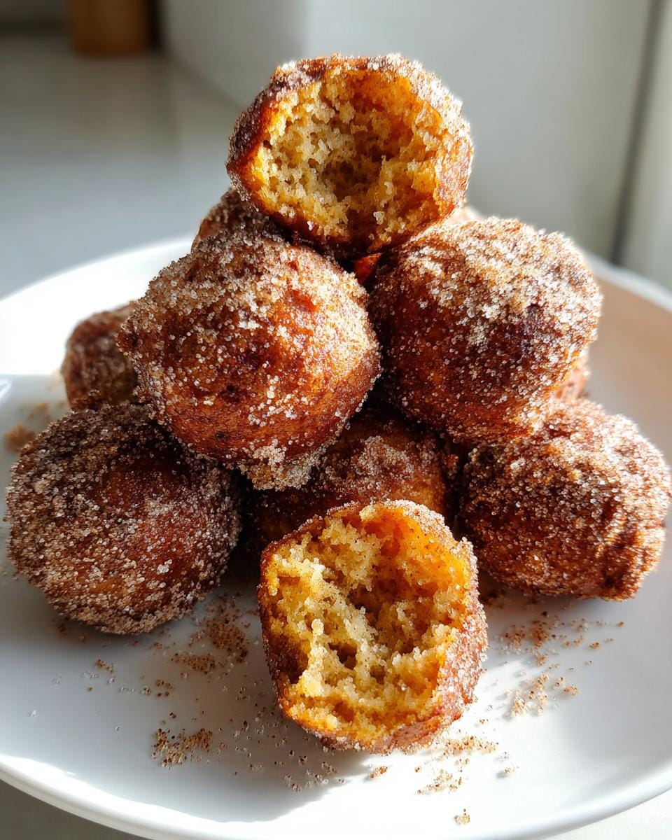 Healthy Pumpkin Donut Holes - detail 2