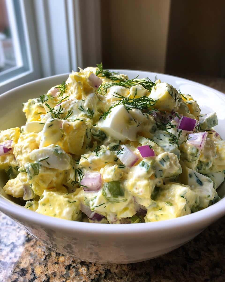 High Protein Egg Salad with Dill - detail 1