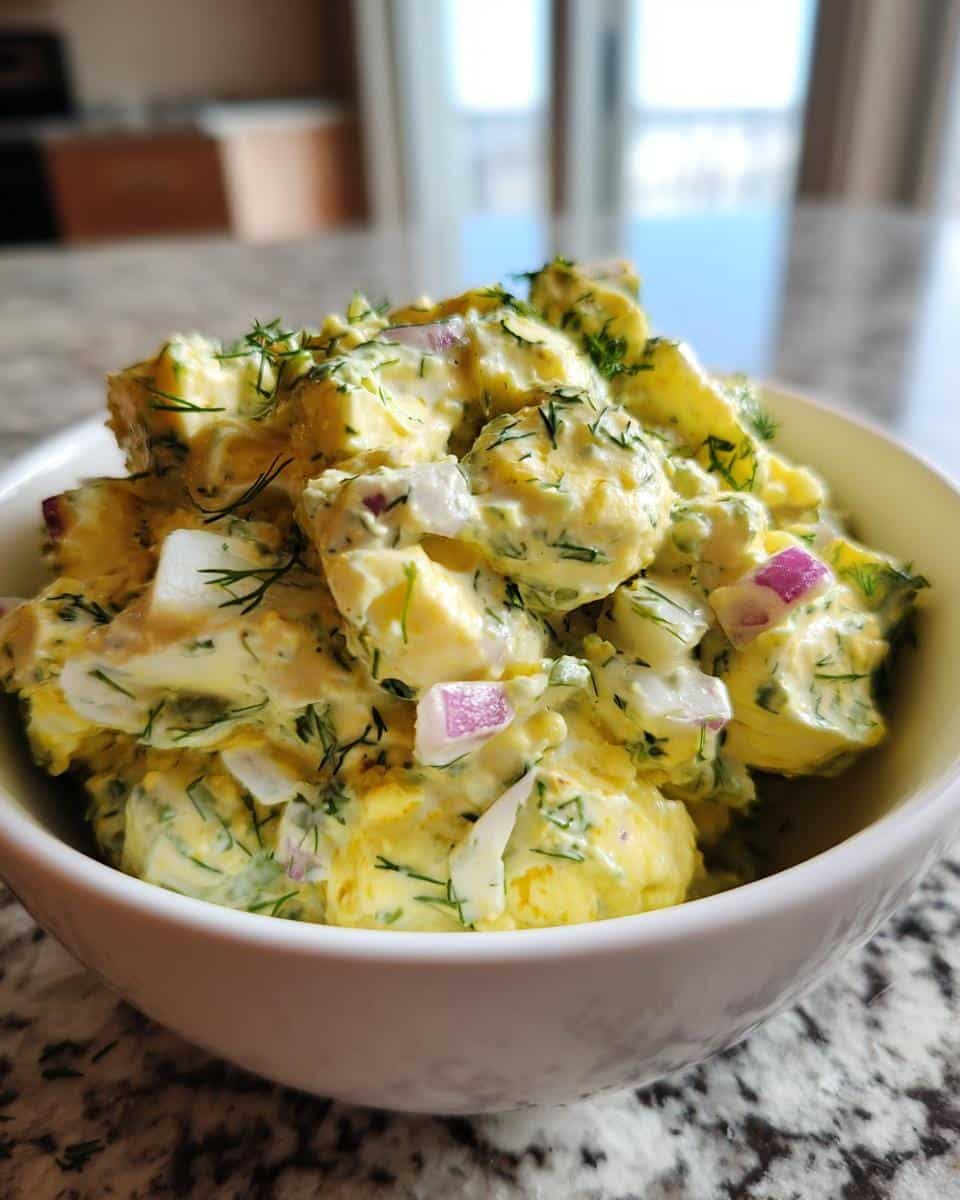 High Protein Egg Salad with Dill - detail 3