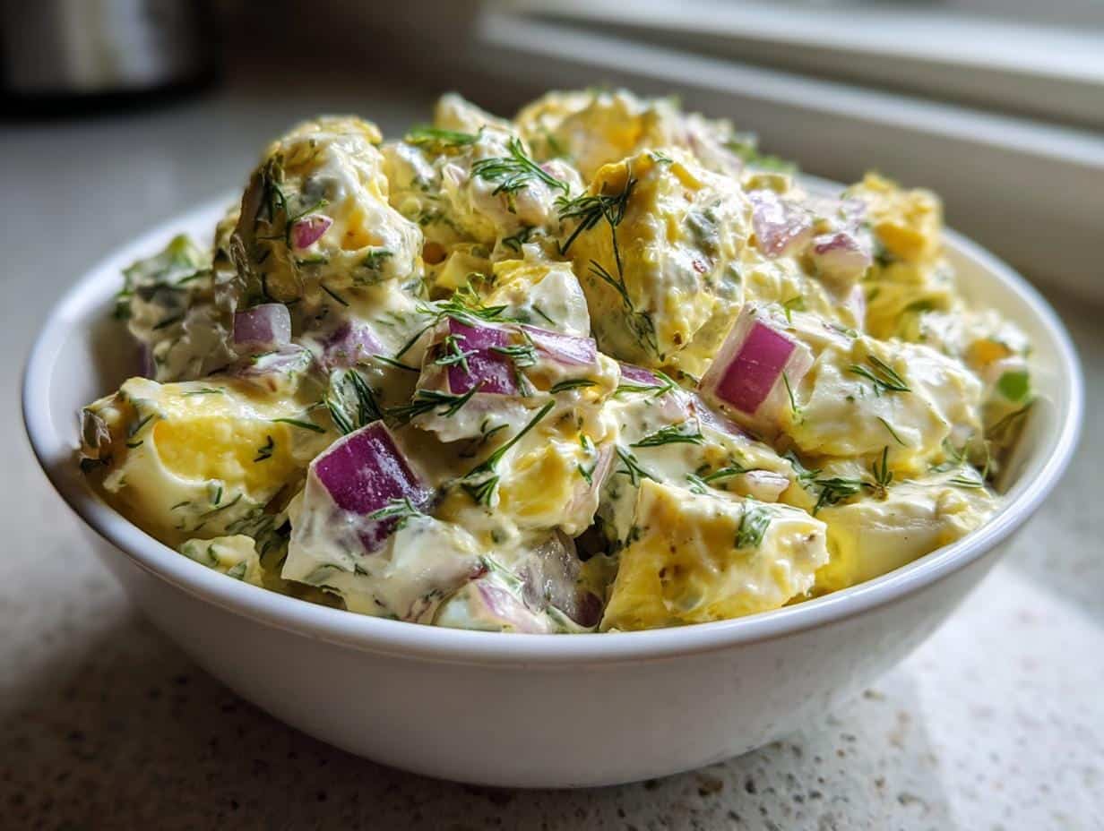 Irresistible 15g Protein Egg Salad with Dill You’ll Crave