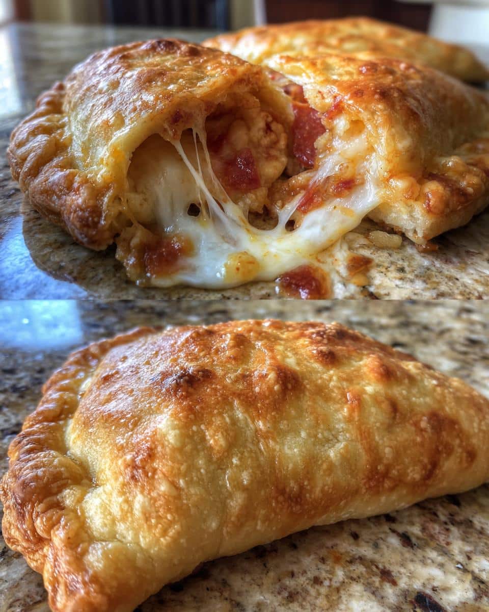 Homemade Easy Cheesy Pizza Pockets - detail 1