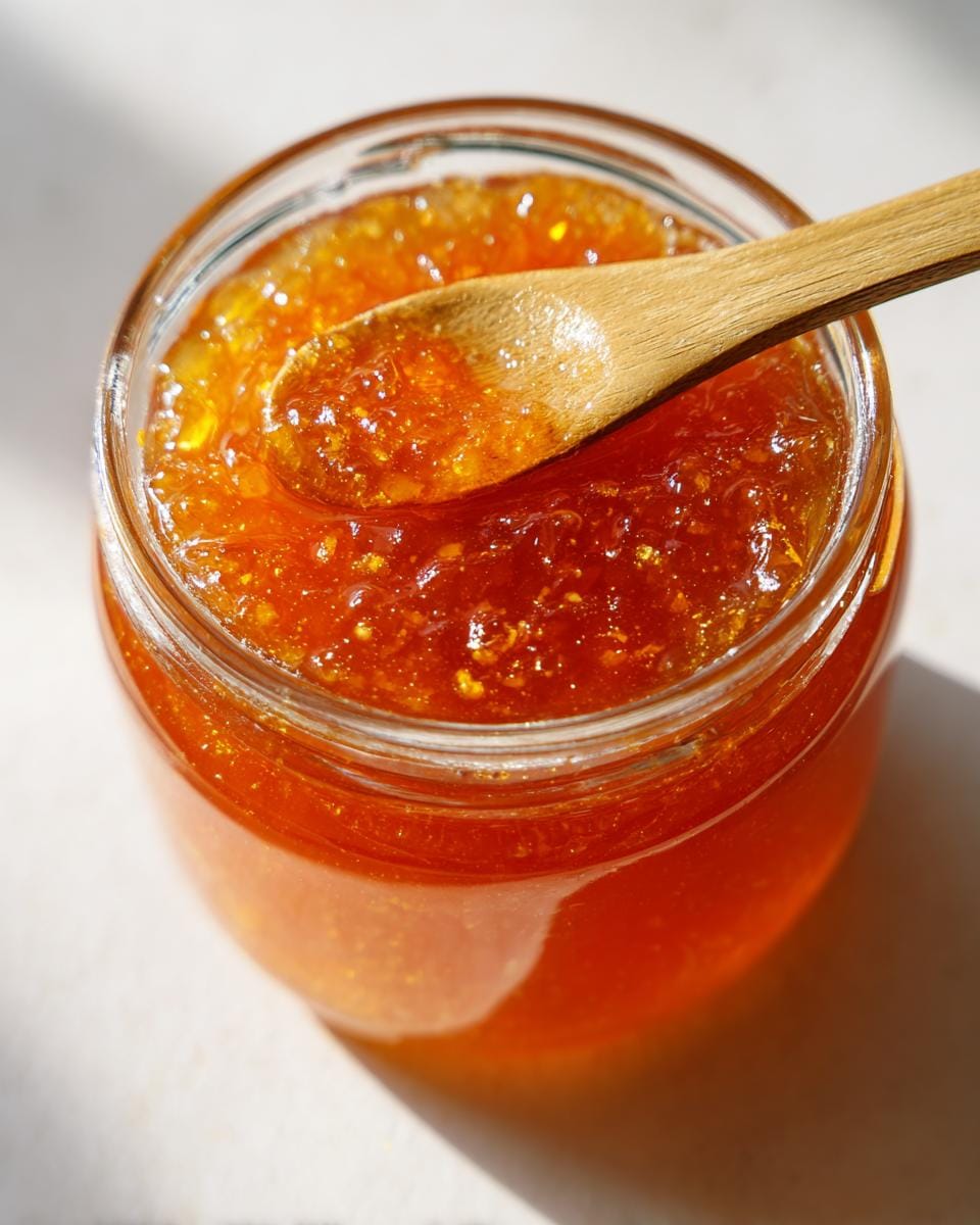 Homemade Peach Jam - detail 1