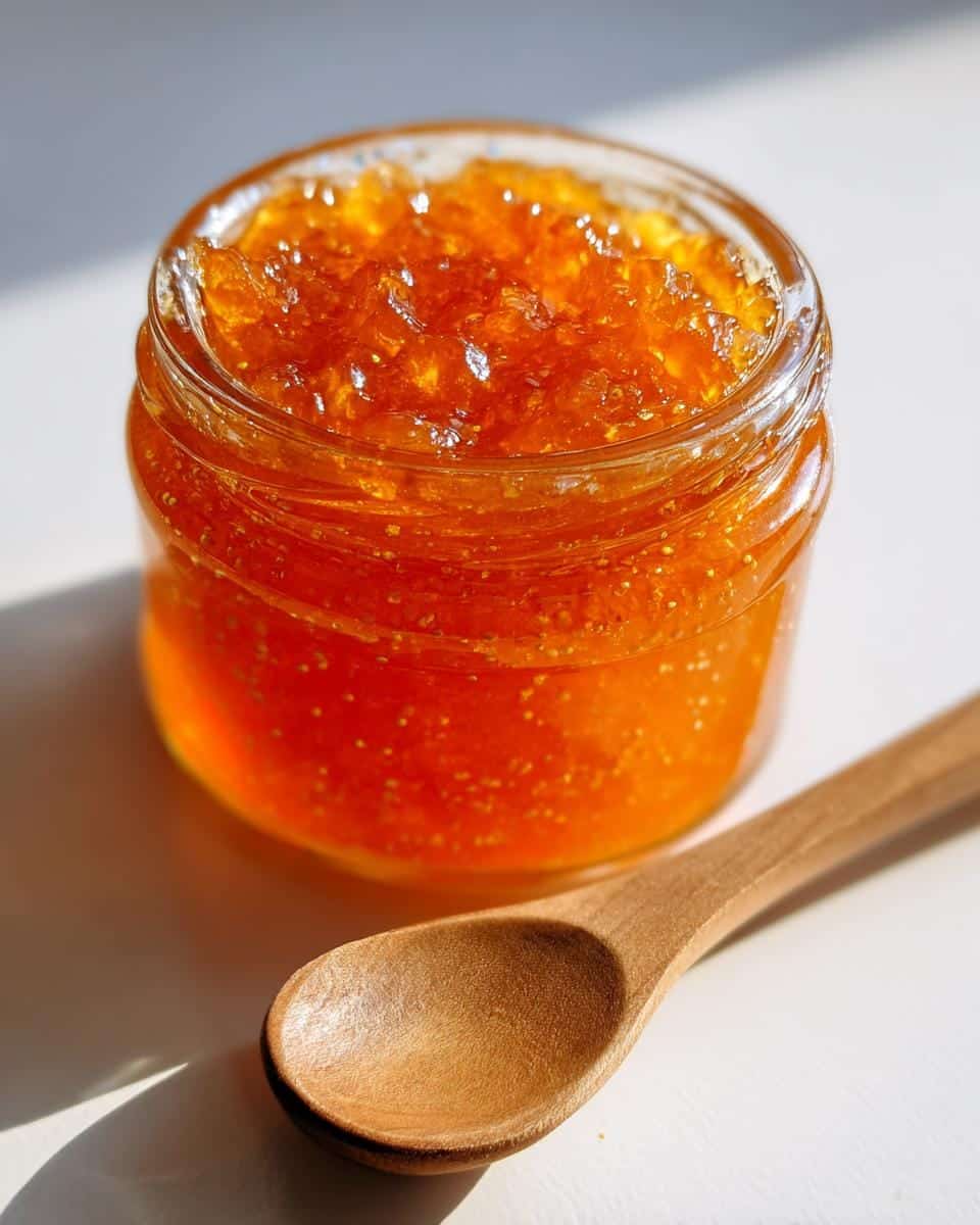 Homemade Peach Jam - detail 3