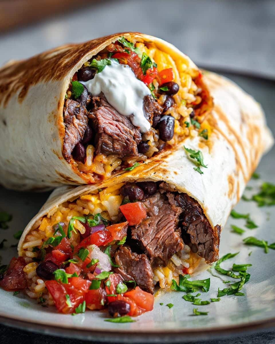 Homemade Steak Burritos - detail 1