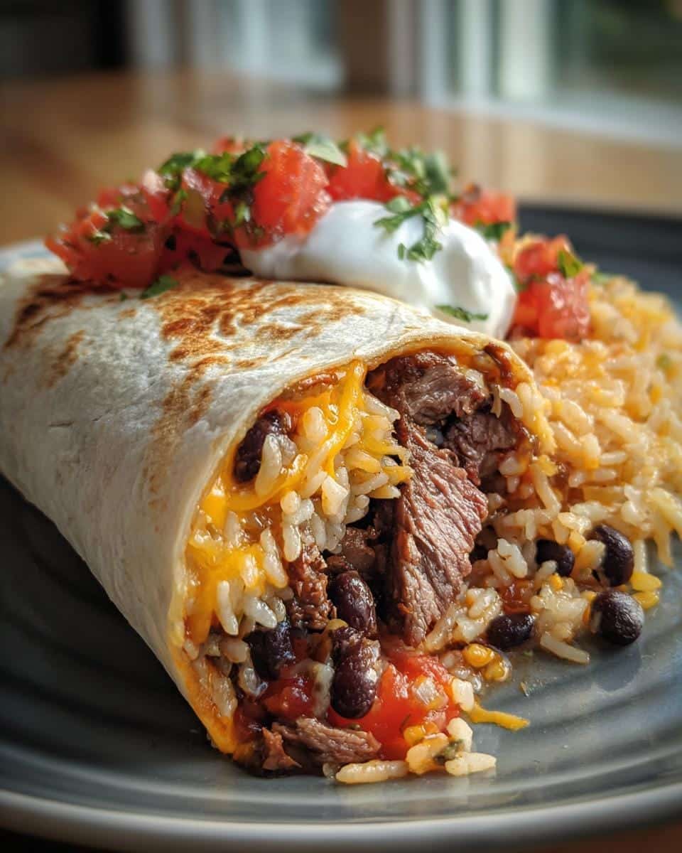 Homemade Steak Burritos - detail 2
