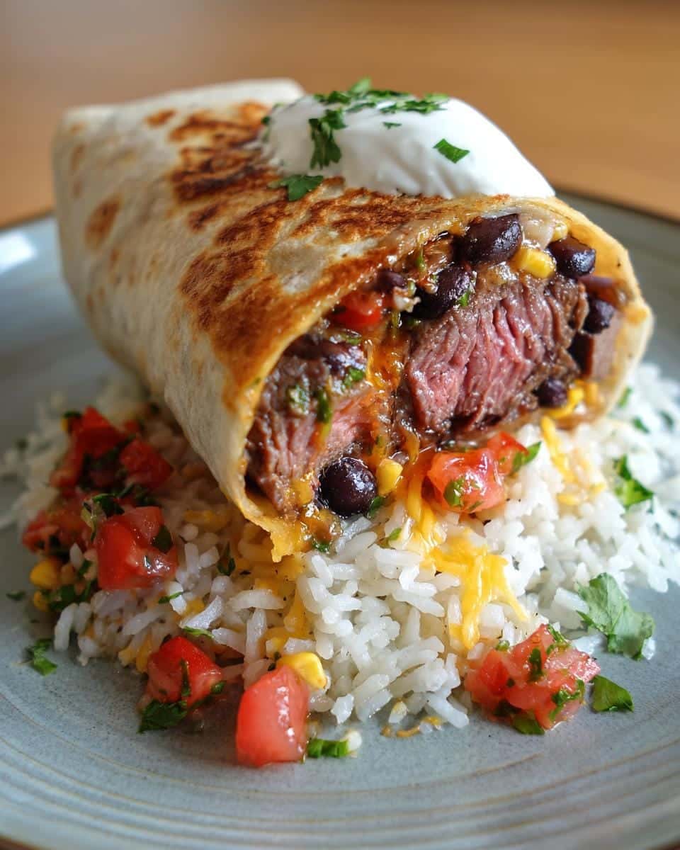 Homemade Steak Burritos - detail 3