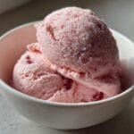 Homemade Strawberry Ice Cream