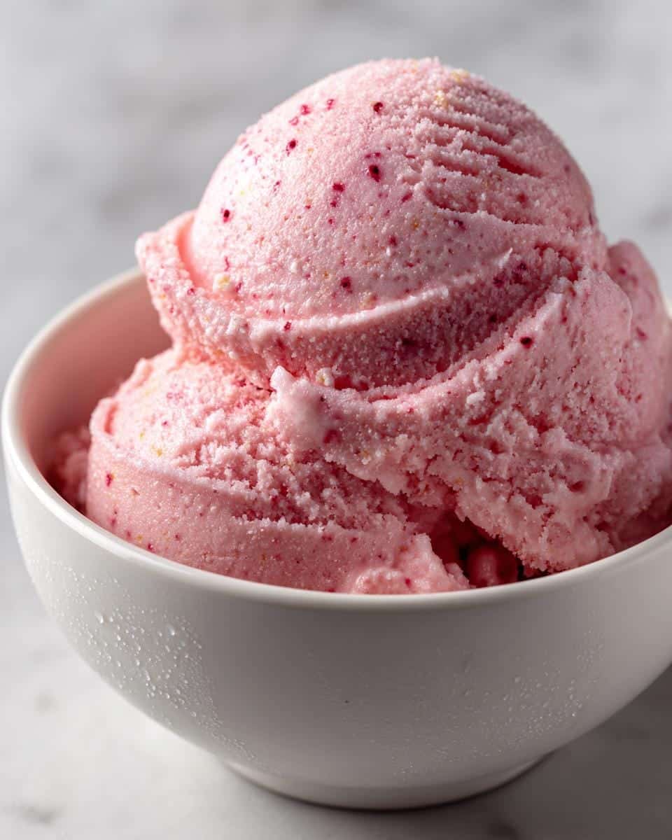 Homemade Strawberry Ice Cream - detail 2