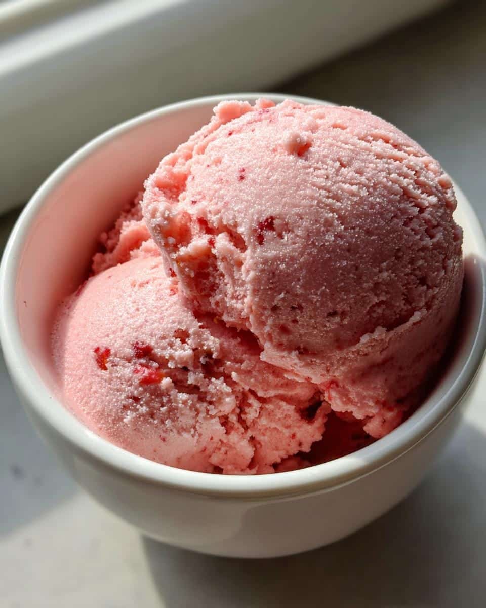 Homemade Strawberry Ice Cream - detail 3