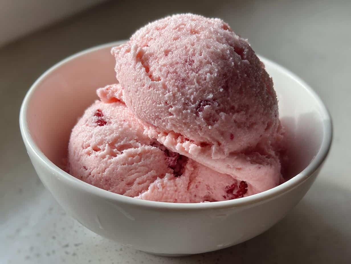 Creamy 2-Ingredient Strawberry Ice Cream That Melts Hearts