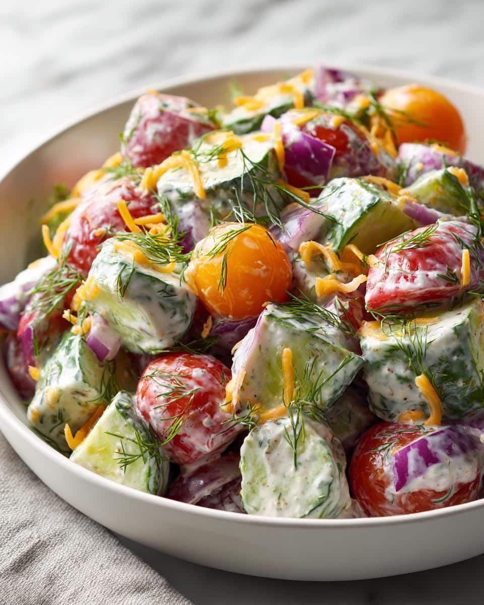 Irresistible Cucumber Ranch Crack Salad - detail 1