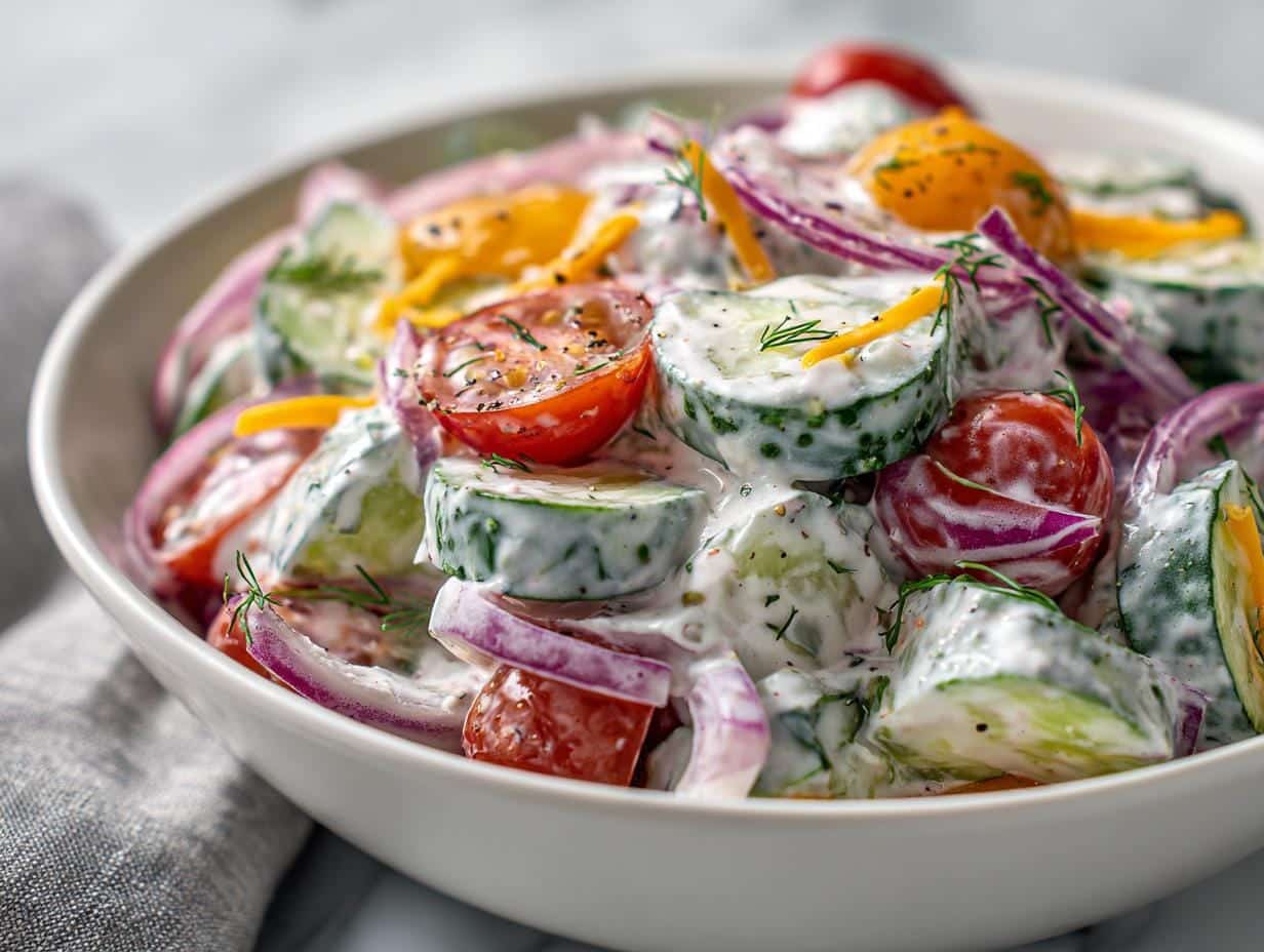 Irresistible Cucumber Ranch Crack Salad That Vanishes in 10 Minutes